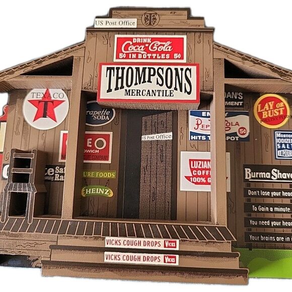 Sheila's Figurine, THOMPSONS MERCANTILE, Country Store, Coca Cola, 1996, SOP03 - Picture 4 of 6